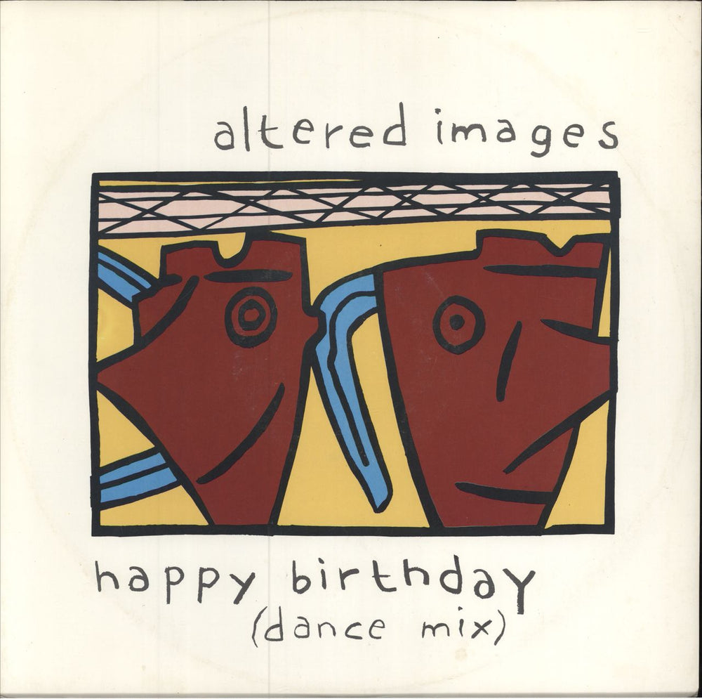 Altered Images Happy Birthday - P/s UK 12" vinyl single (12 inch record / Maxi-single) EPCA131522