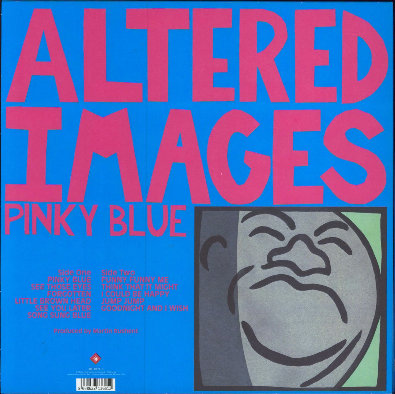 Altered Images Pinky Blue - 180gram Vinyl UK vinyl LP album (LP record) 5038622136512