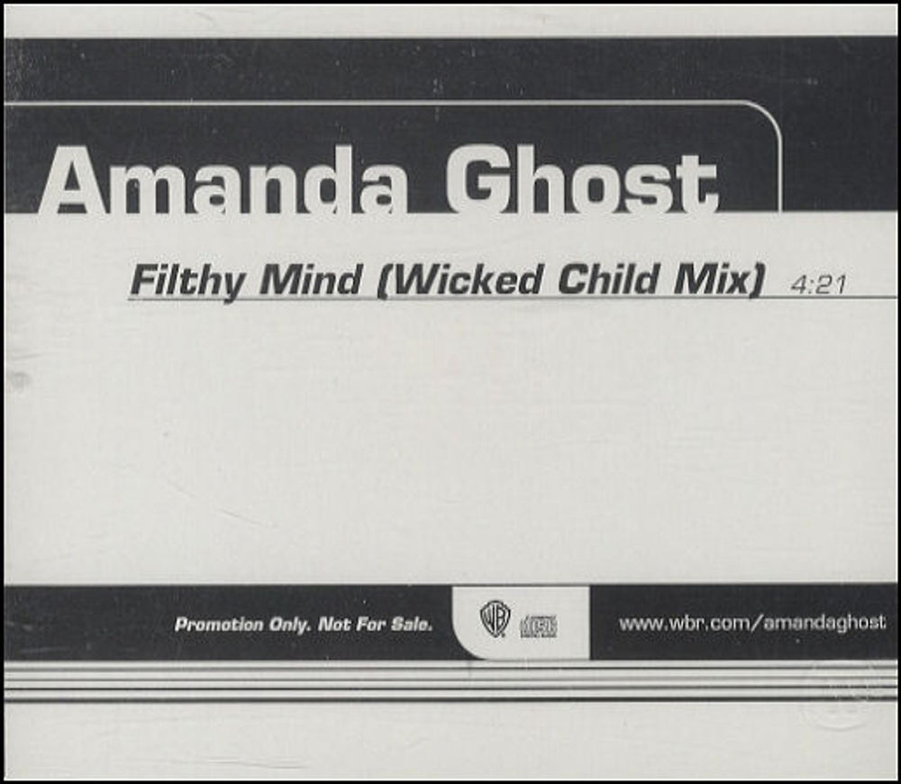 Amanda Ghost Filthy Mind US Promo CD single (CD5 / 5") PRO-CDR-100140