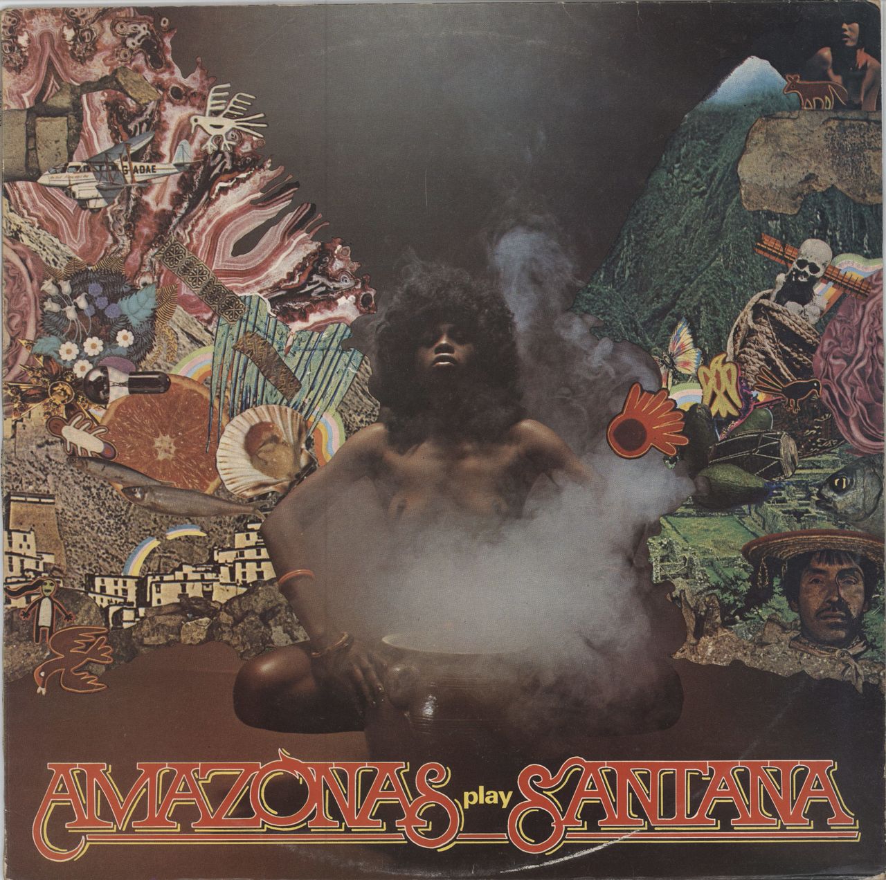 Amazonas Play Santana US vinyl LP album (LP record) MER377