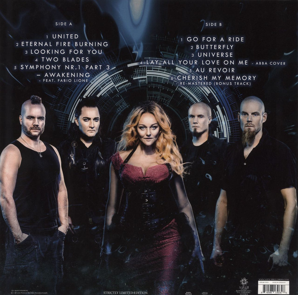 Amberian Dawn Looking For You Austrian vinyl LP album (LP record) 840588130306