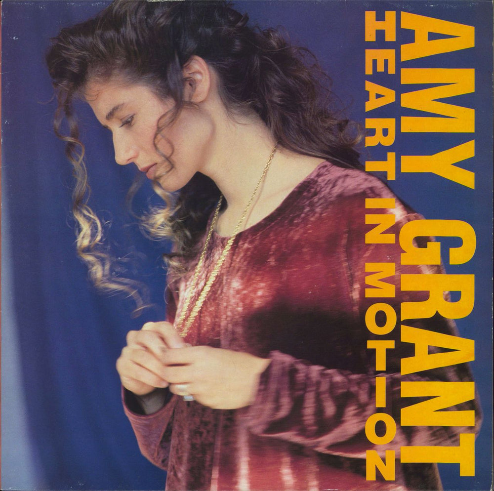Amy Grant Heart In Motion UK vinyl LP album (LP record) 395321-1
