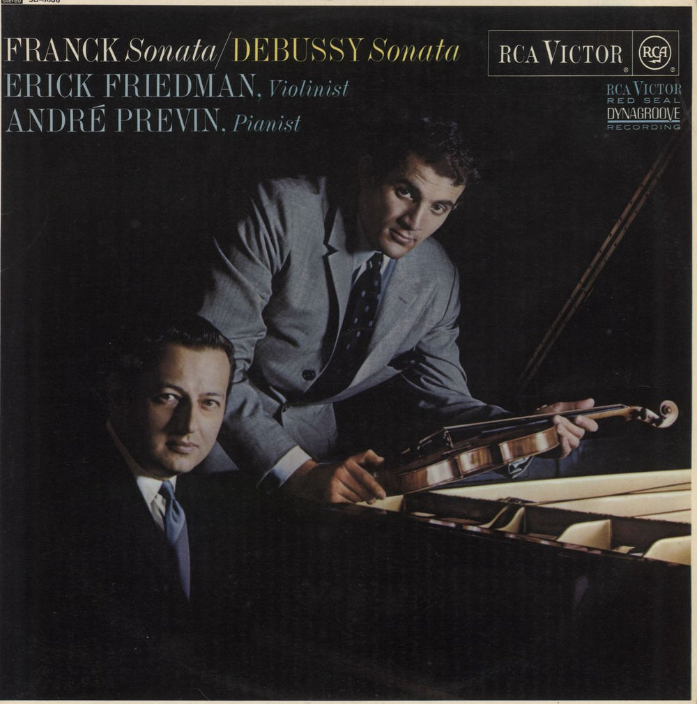 André Previn Franck Sonata In A / Debussy Sonata In G Minor UK vinyl LP album (LP record) SB-6688