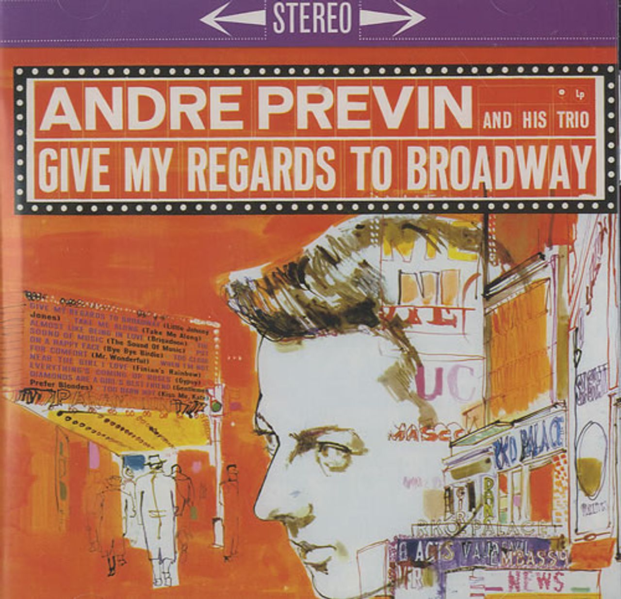 André Previn Give My Regards To Broadway US CD album (CDLP) COLCD6695
