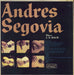 Andrés Segovia Andrés Segovia Plays J. S. Bach UK vinyl LP album (LP record) ALL750