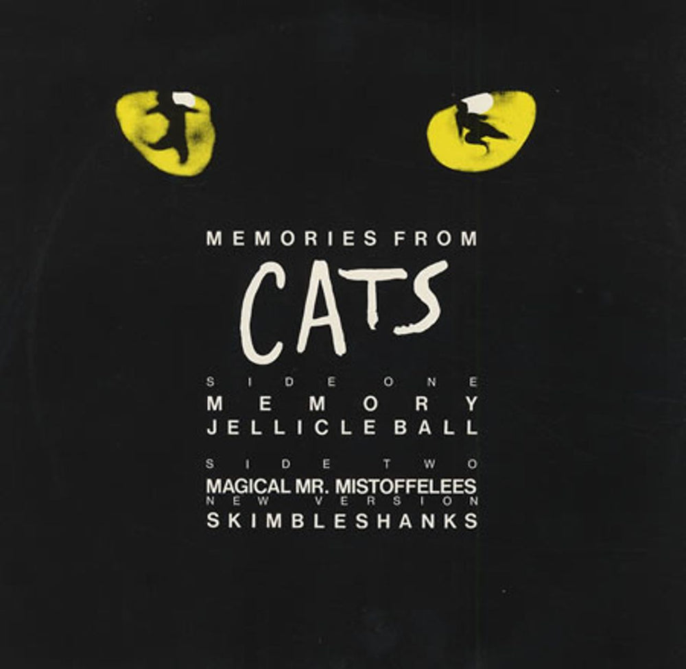 Andrew Lloyd Webber Memories From Cats UK 10" vinyl single (10 inch record) MFC001