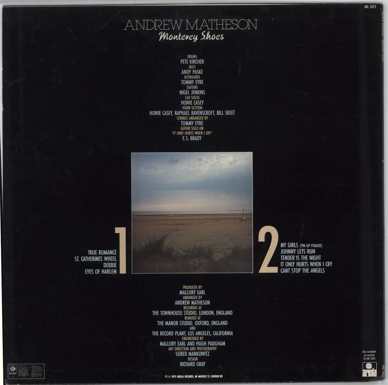 Andrew Matheson Monterey Shoes UK vinyl LP album (LP record)