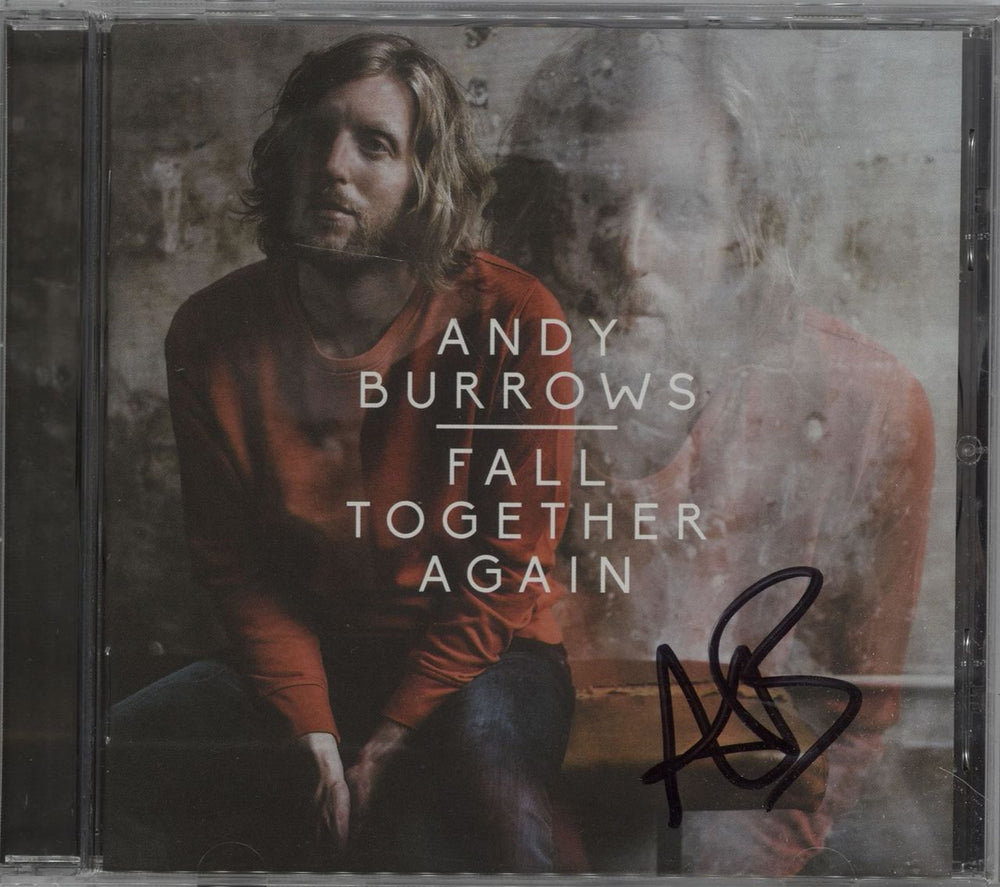 Andy Burrows Fall Together Again - Autographed UK CD album (CDLP) PIASR730CDX