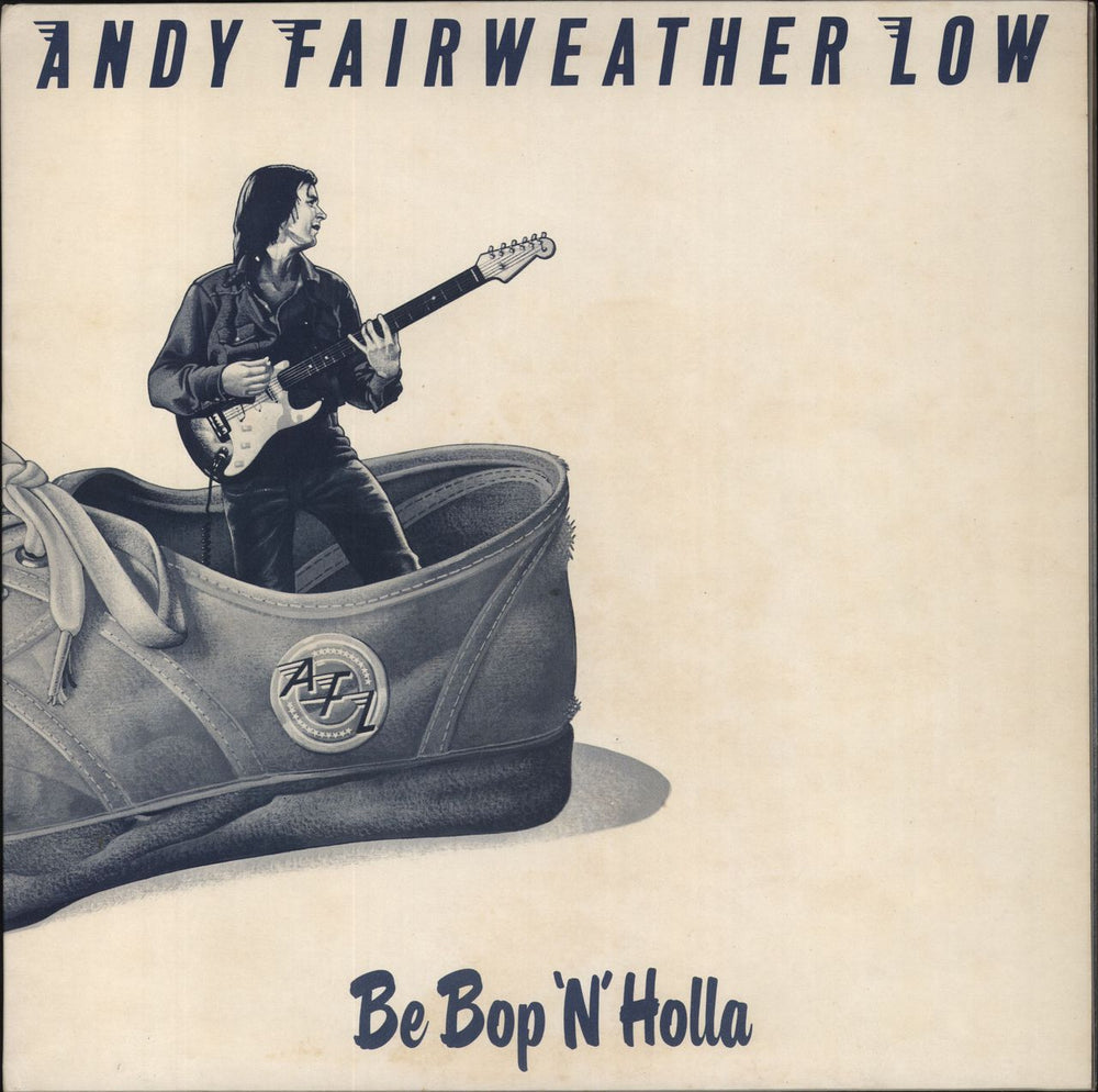 Andy Fairweather-Low Be Bop 'N' Holla - White Label UK Promo vinyl LP album (LP record) AMLH64602