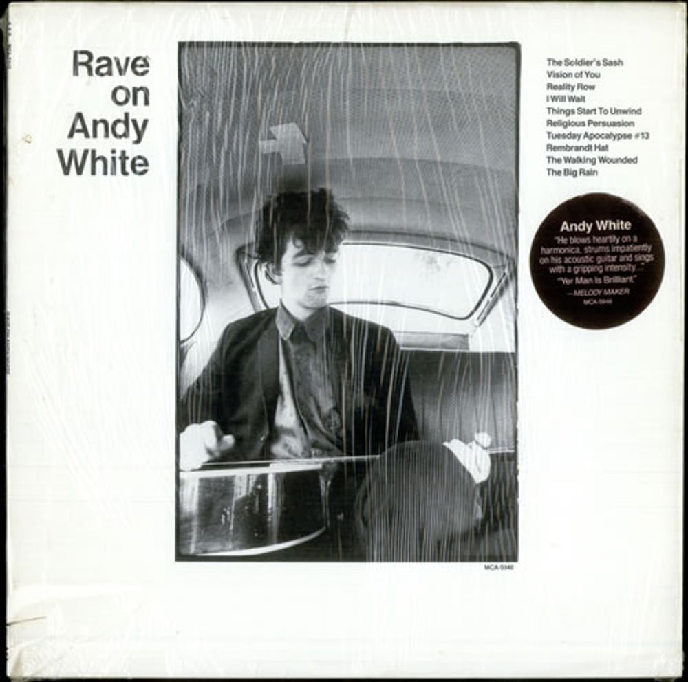 Andy White  Rave On Andy White - Sealed US vinyl LP album (LP record) MCA-5946