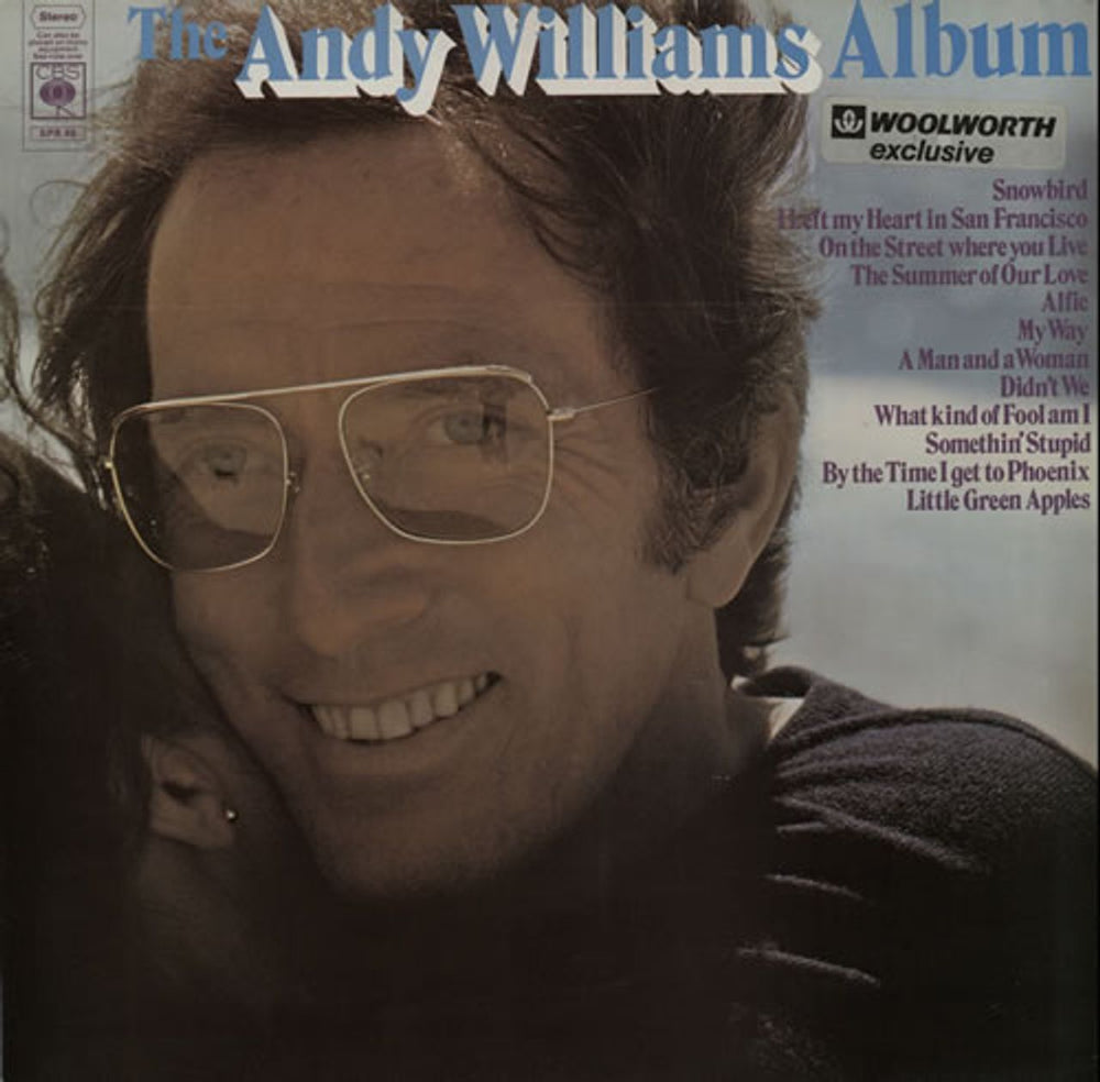 Andy Williams The Andy Williams Album UK vinyl LP album (LP record) SPR66