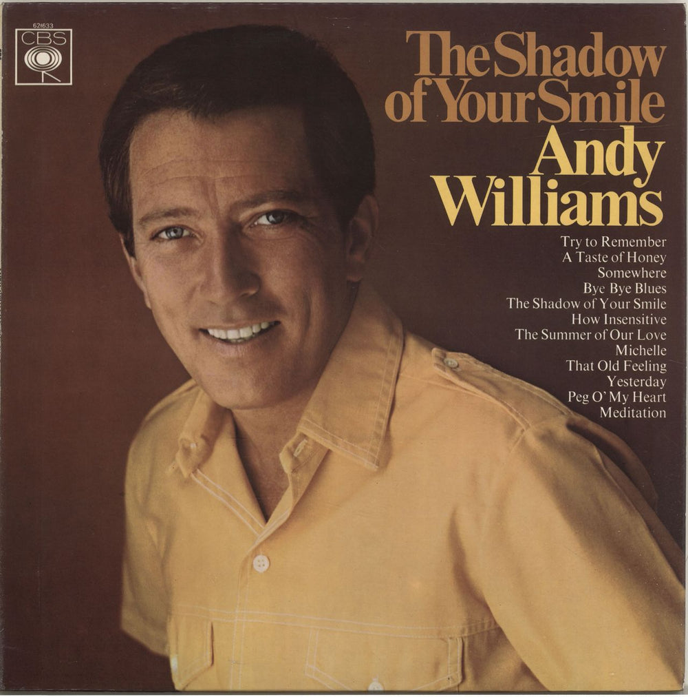 Andy Williams The Shadow Of Your Smile - 1st - Stereo UK vinyl LP album (LP record) 62633