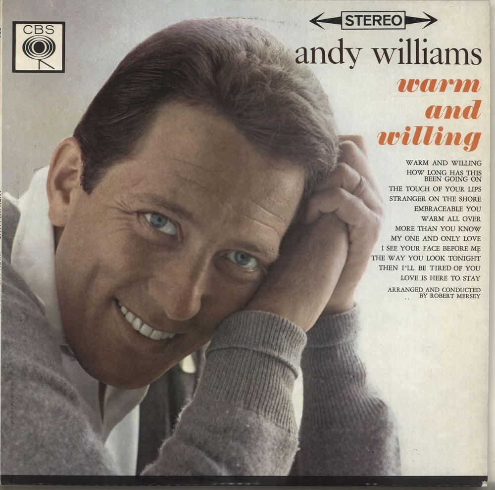 Andy Williams Warm And Willing UK vinyl LP album (LP record) SBPG62110