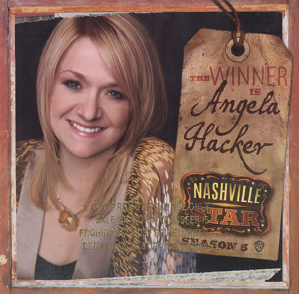 Angela Hacker The Winner Is US CD album (CDLP) 2-141244