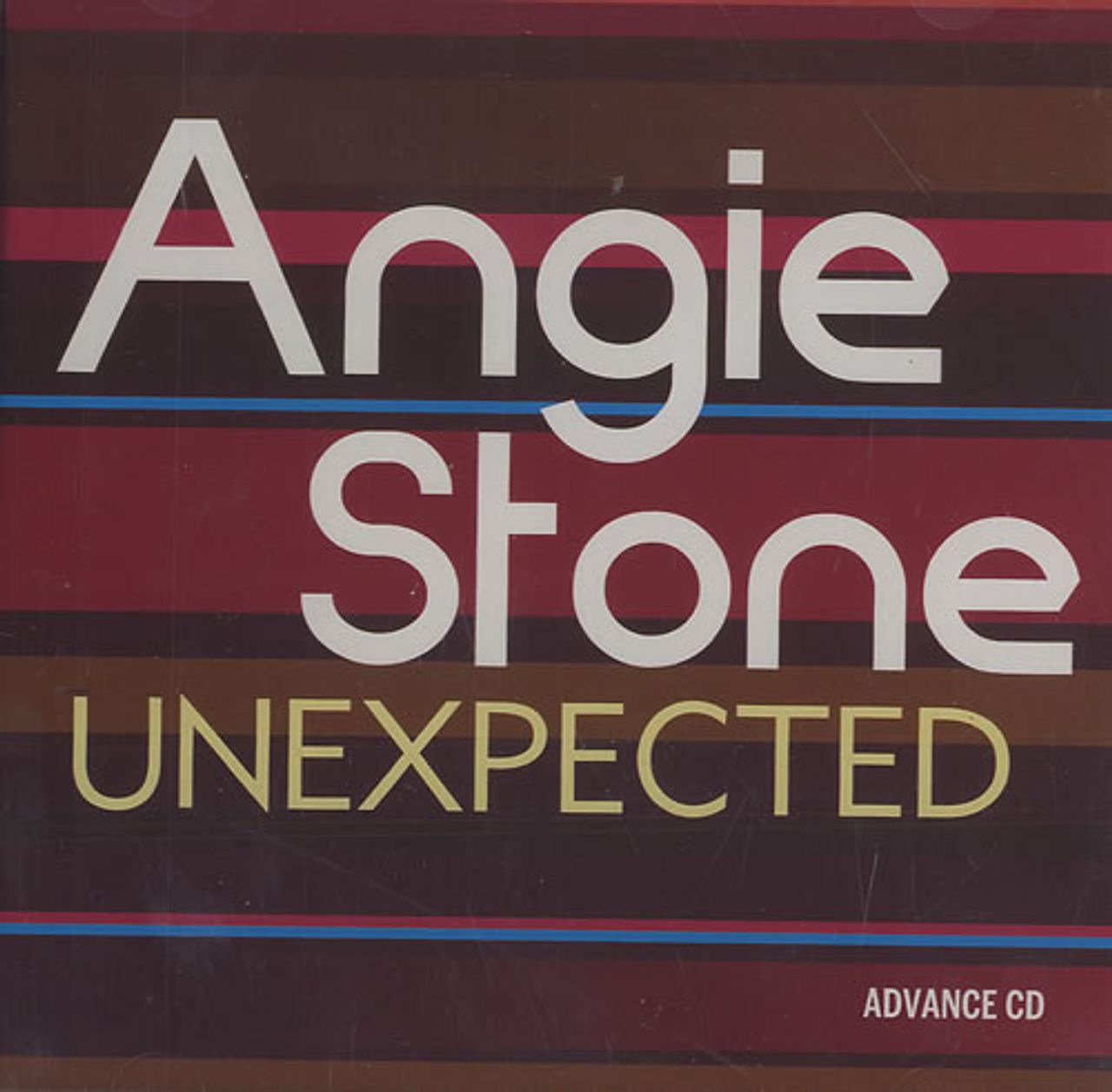 Angie Stone Unexpected US Promo CD-R acetate CDR ACETATE