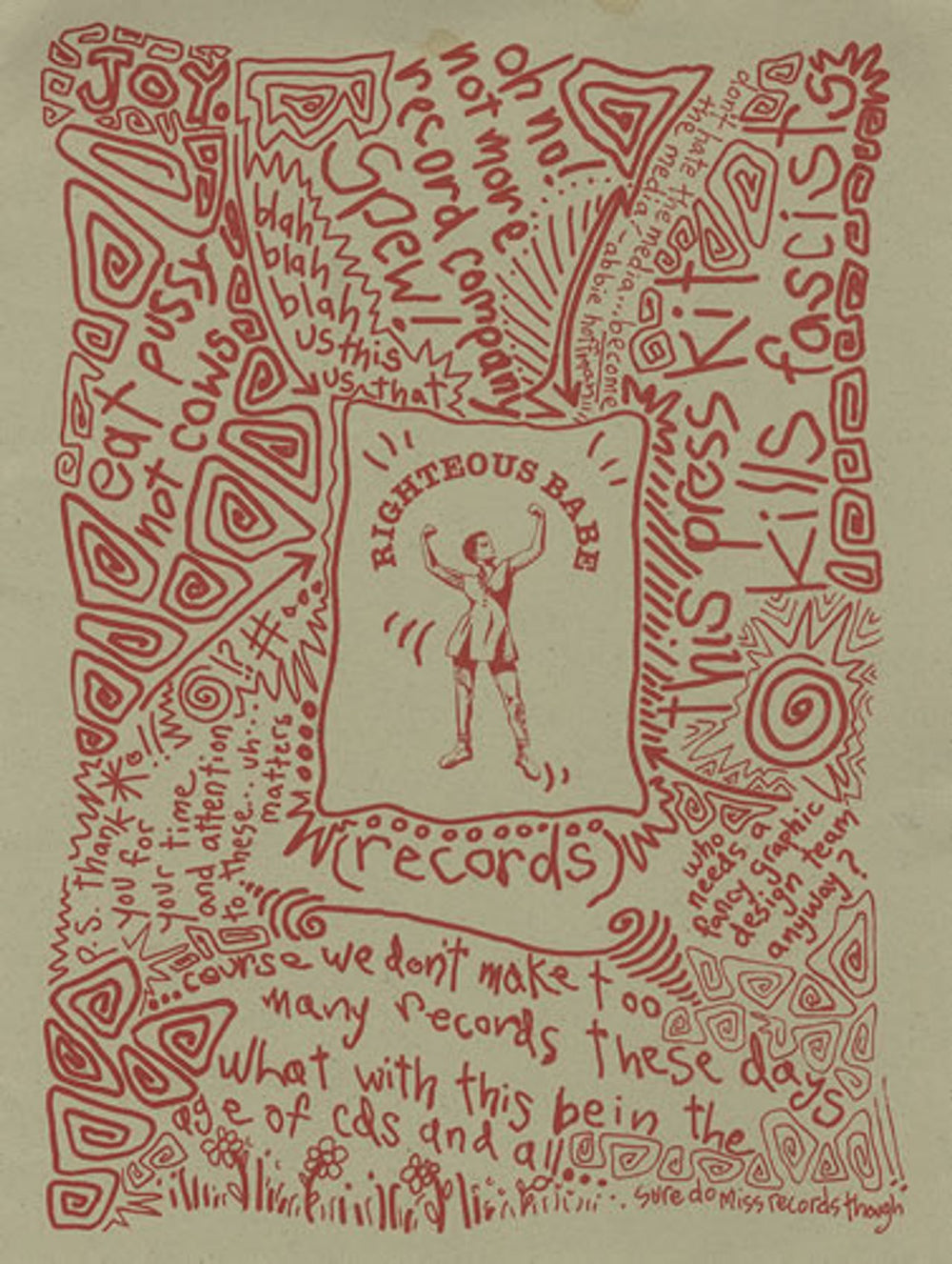 Ani Difranco Revelling/Reckoning US Promo media press pack IFRPPRE189858