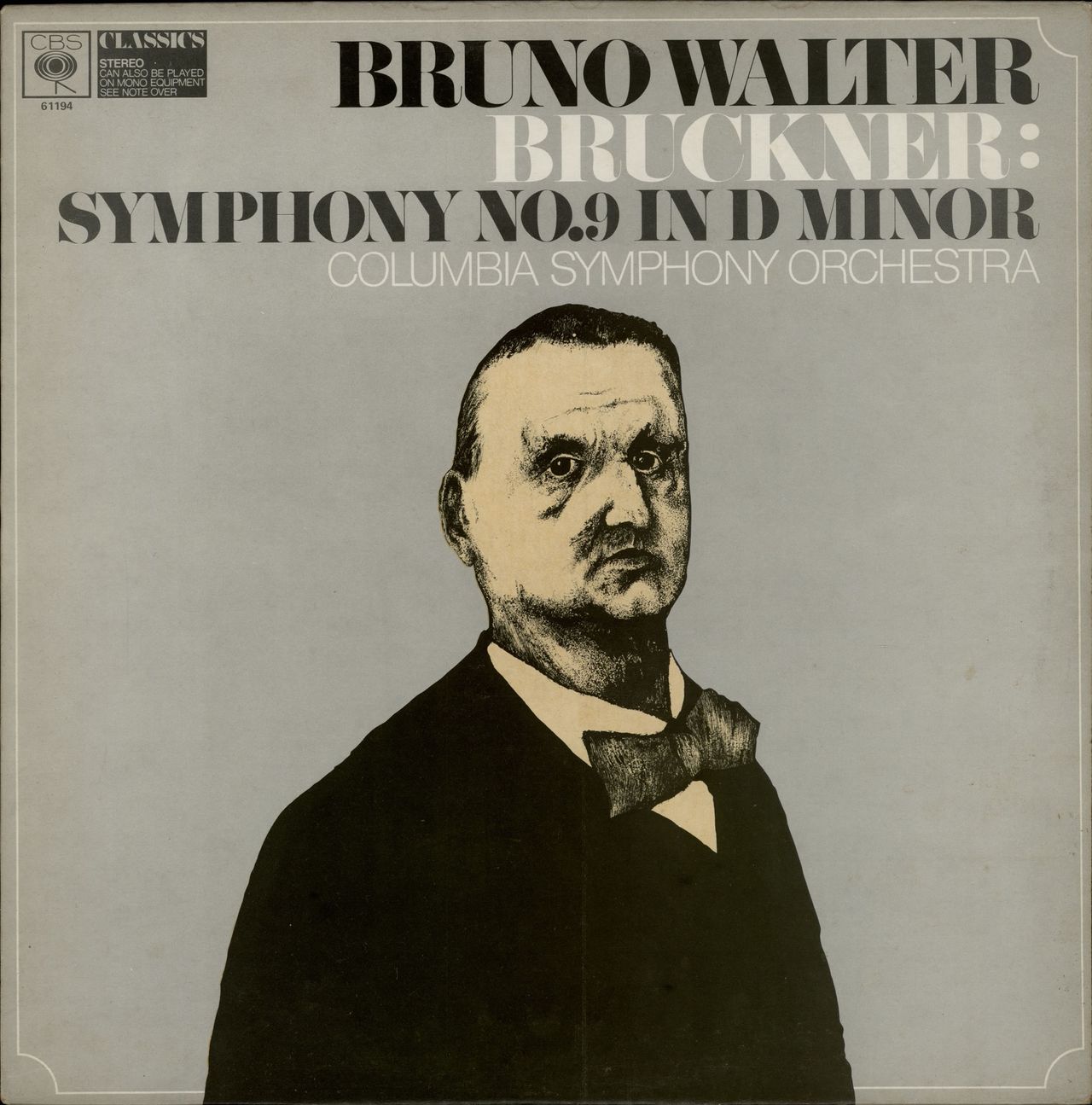 Anton Bruckner Symphony No. 9 in D Minor UK vinyl LP album (LP record) 61194