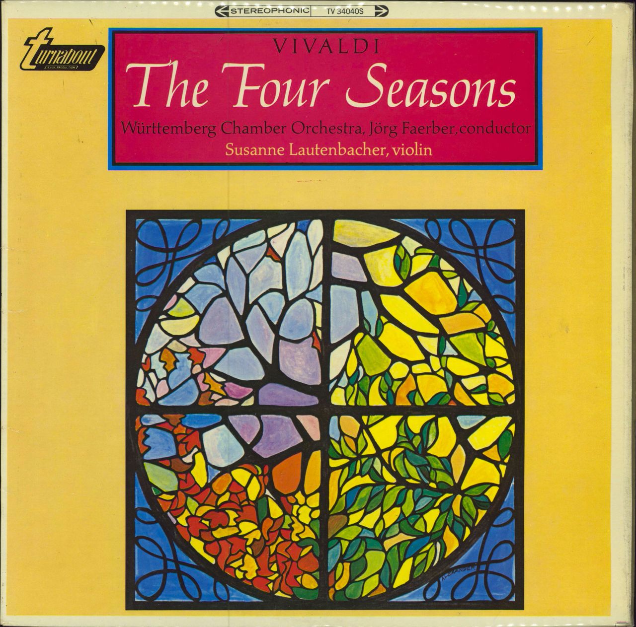 Antonio Vivaldi Vivaldi: The Four Seasons UK vinyl LP album (LP record) TV34040S