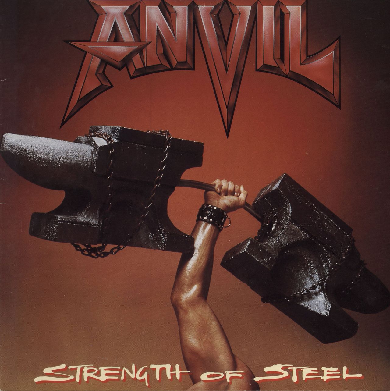 Anvil Strength Of Steel Dutch vinyl LP album (LP record) RR9618