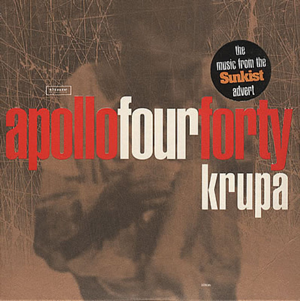 Apollo 440 Krupa UK CD single (CD5 / 5") SSXCD5