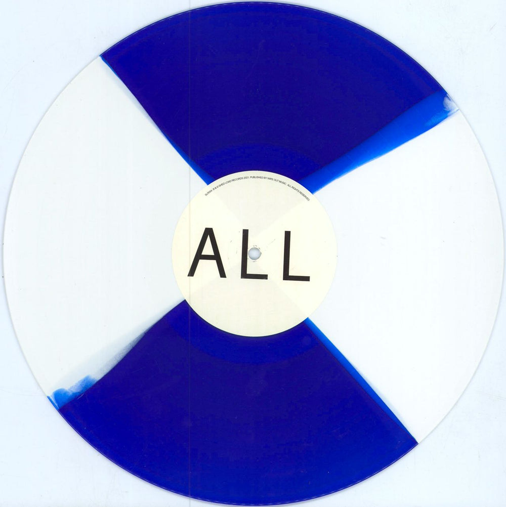 Apollo Junction All In - Blue & White Quad vinyl + Scarborough Print UK vinyl LP album (LP record) 4Q5LPAL787558