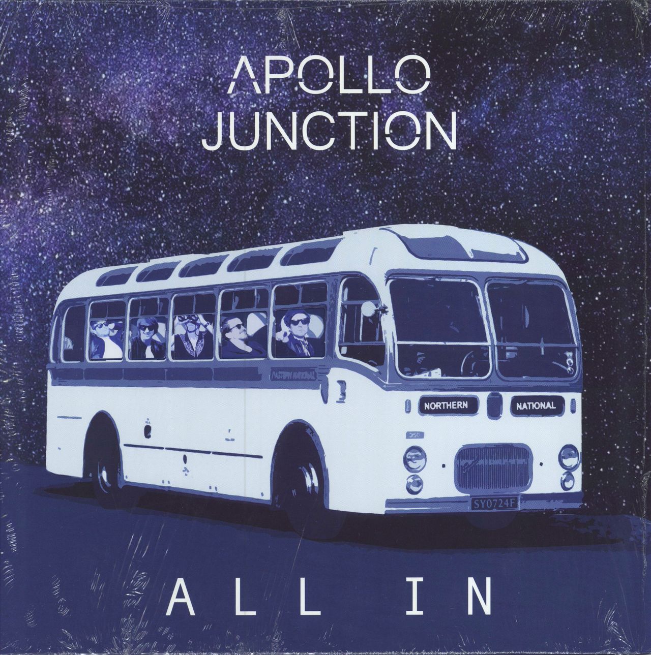 Apollo Junction All In - Clear vinyl UK vinyl LP album (LP record) SLR004