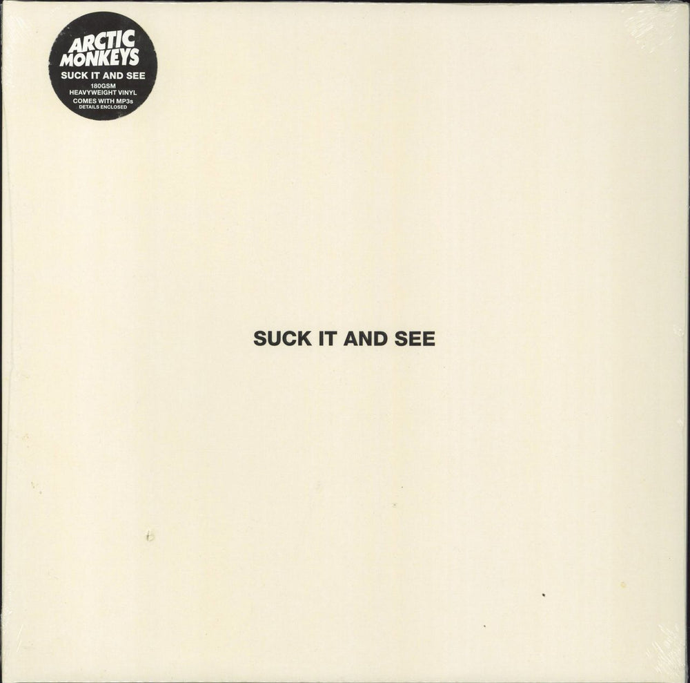 Arctic Monkeys Suck It And See - Sealed UK vinyl LP album (LP record) WIGLP258