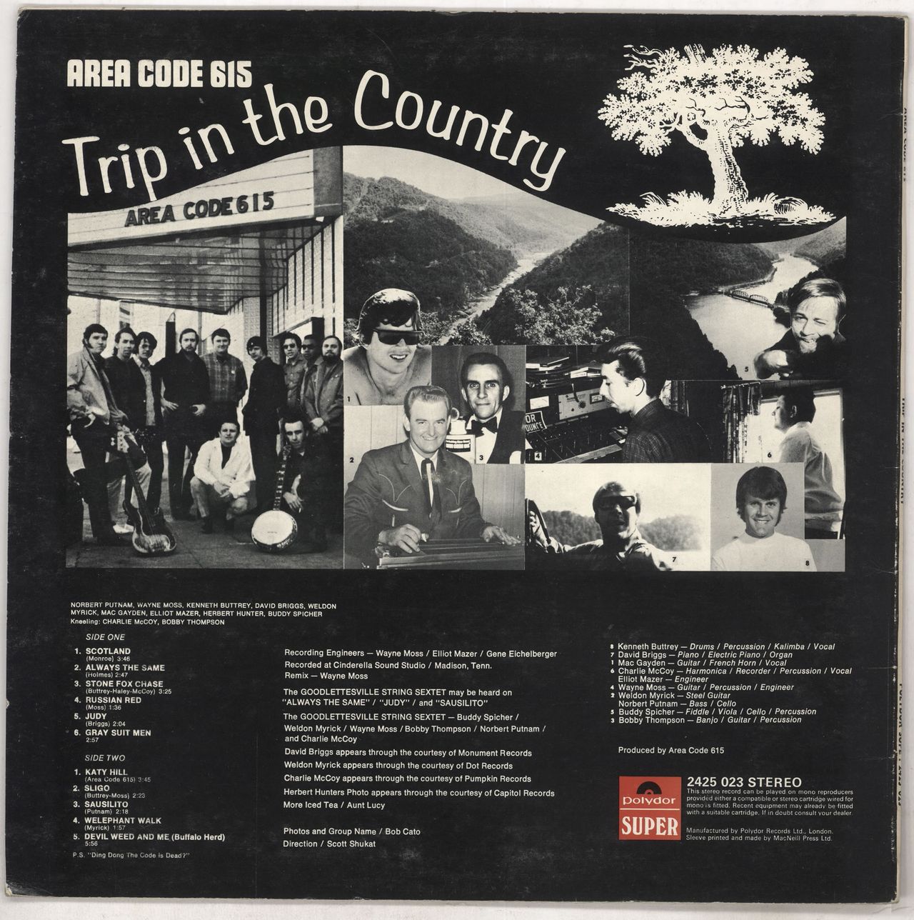 Area Code 615 Trip In The Country - EX UK Vinyl LP — RareVinyl.com