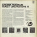 Aretha Franklin Take It Like You Give It UK vinyl LP album (LP record)