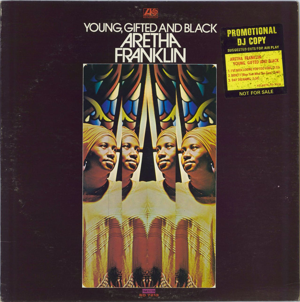 Aretha Franklin Young, Gifted And Black US Promo vinyl LP album (LP record) SD7213