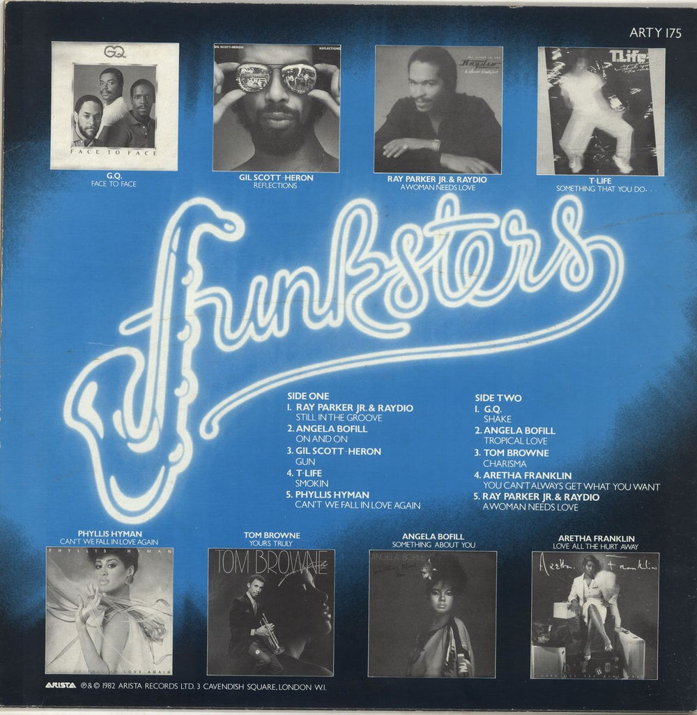 Arista Blues & Soul Arista Funksters UK vinyl LP album (LP record)
