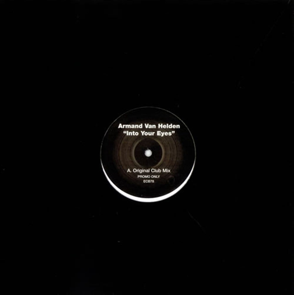 Armand Van Helden Into Your Eyes UK Promo 12" vinyl single (12 inch record / Maxi-single) ECB78