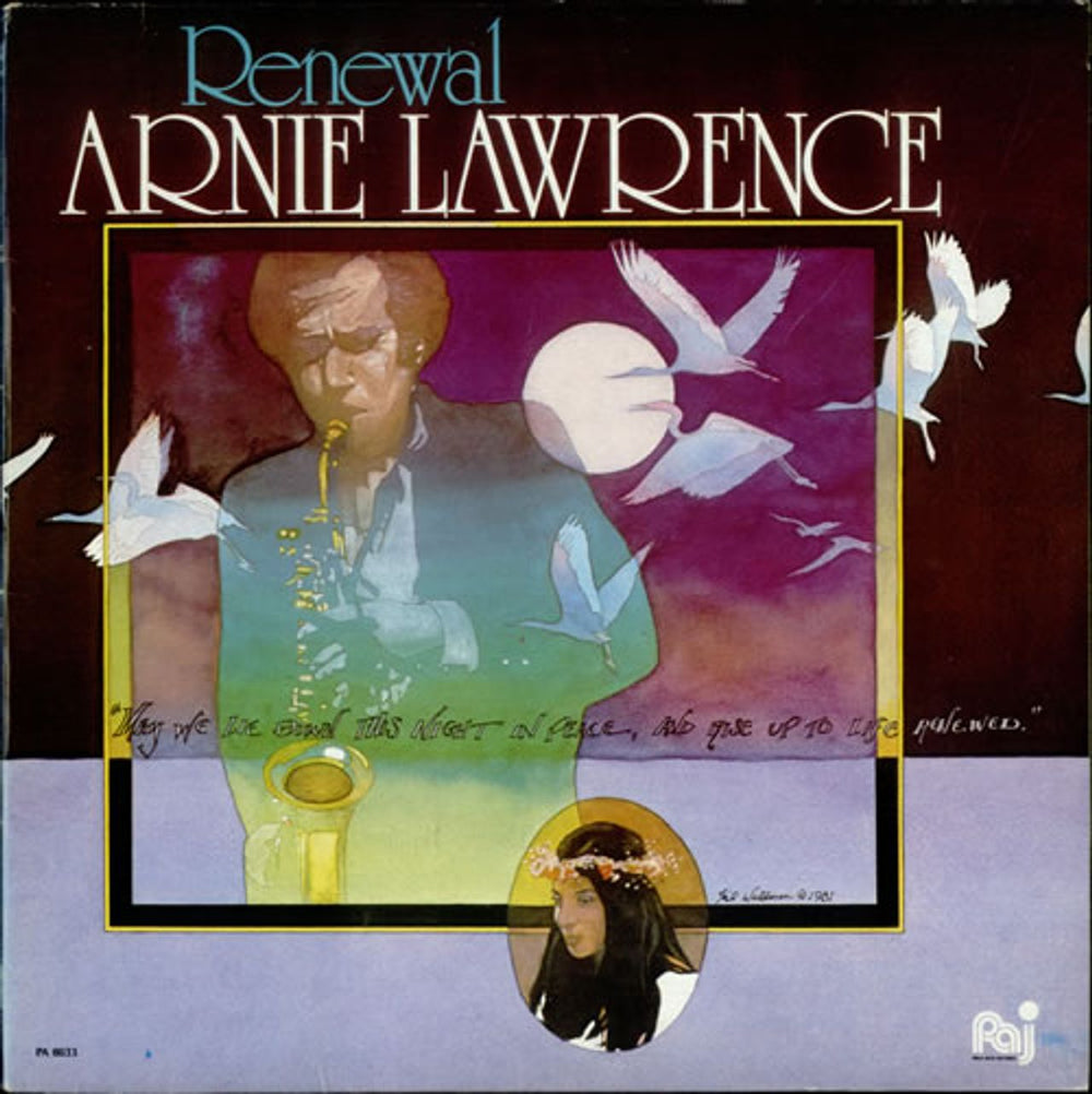 Arnie Lawrence Renewal Italian vinyl LP album (LP record) PA8033