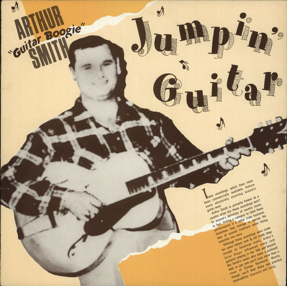 Arthur (Guitar Boogie) Smith Jumpin' Guitar Canadian vinyl LP album (LP record) RR425