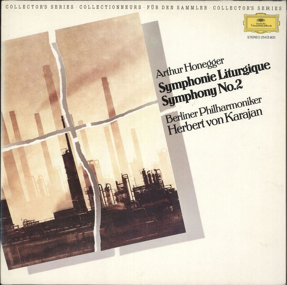 Arthur Honegger Symphonie Liturgique & Symphony No. 2 German vinyl LP album (LP record) 2543805