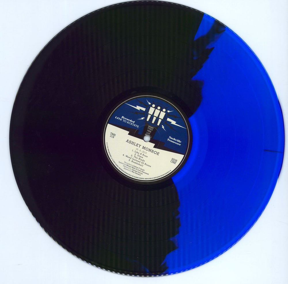 Ashley Monroe Live at Third Man Records - Blue & Black Vinyl US vinyl LP album (LP record) 3XPLPLI779262