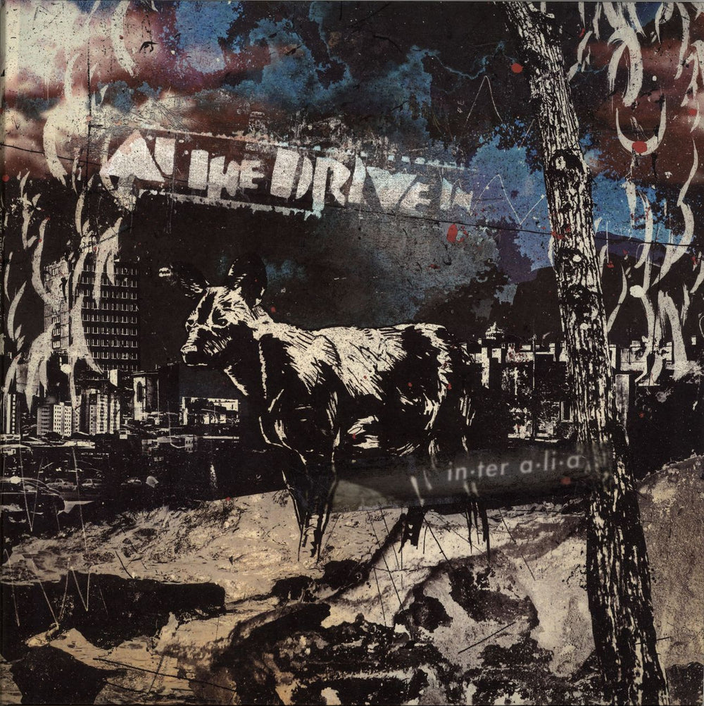 At The Drive-In In•ter a•li•a - Clear & Grimace Splatter US vinyl LP album (LP record) RISE369-1