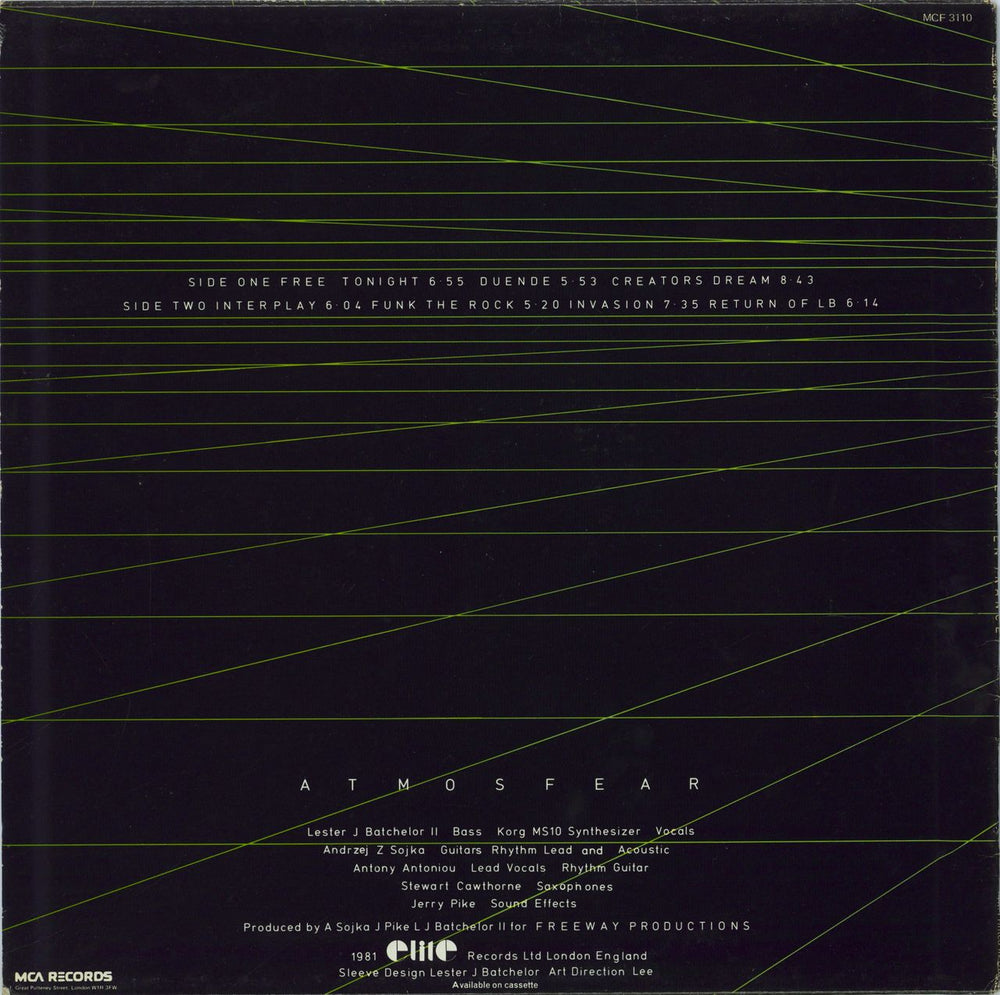 Atmosfear En Trance UK vinyl LP album (LP record)