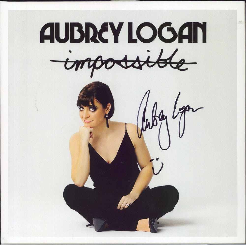 Aubrey Logan Impossible - Autographed US vinyl LP album (LP record) 89718MP