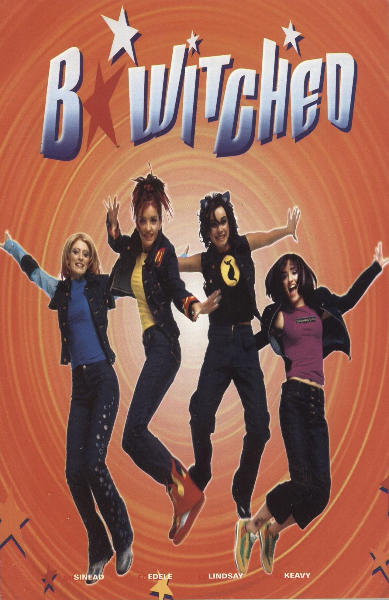 B*Witched B*witched - Header Display Card + Postcard US Promo Display ...