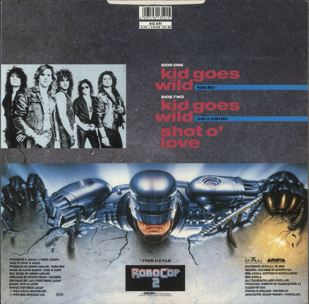 Babylon A.D. Kid Goes Wild UK 12" vinyl single (12 inch record / Maxi-single) 4007196135215