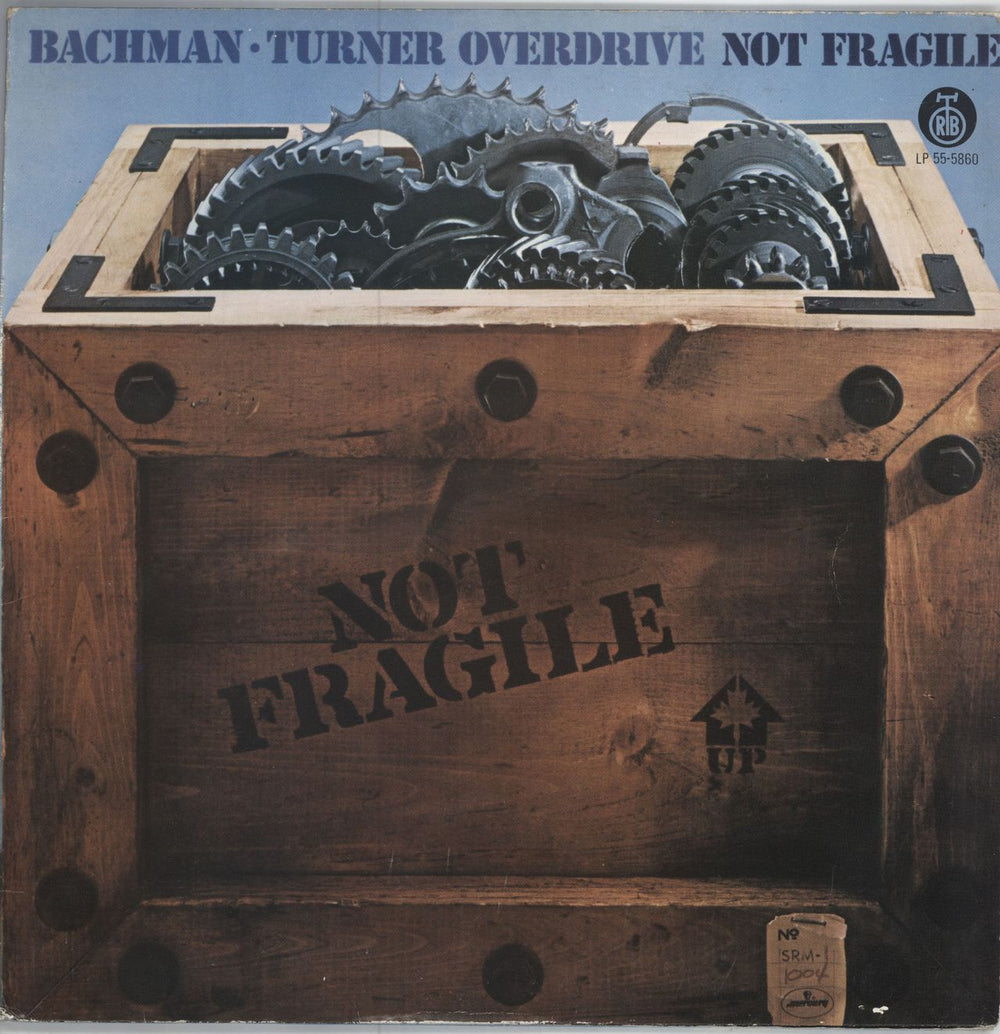 Bachman Turner Overdrive Not Fragile Yugoslavian vinyl LP album (LP record) LP555860