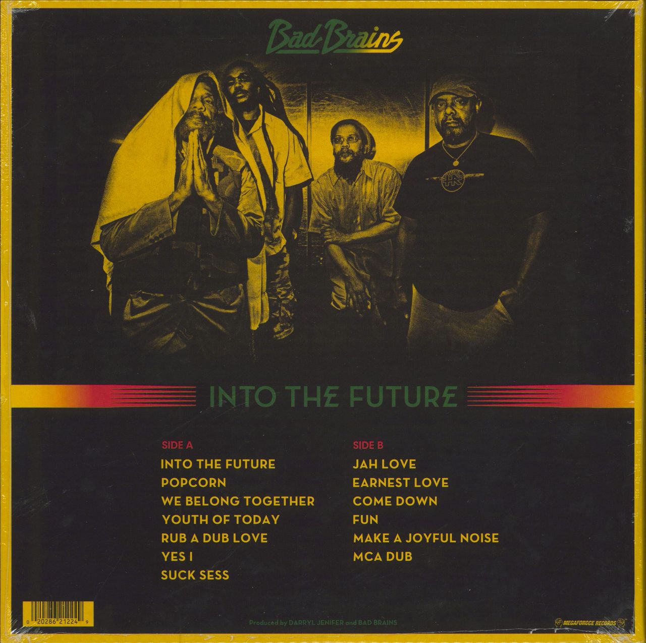 Bad Brains Into The Future - Green Vinyl US vinyl LP album (LP record) 020286212249