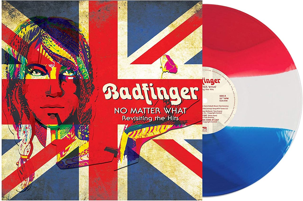 Badfinger No Matter What - Revisiting The Hits - Red, White & Blue Vinyl - Sealed US vinyl LP album (LP record) CLO2195