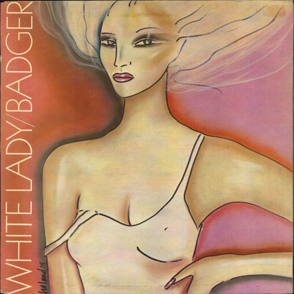 Badger White Lady Canadian vinyl LP album (LP record) KE32831