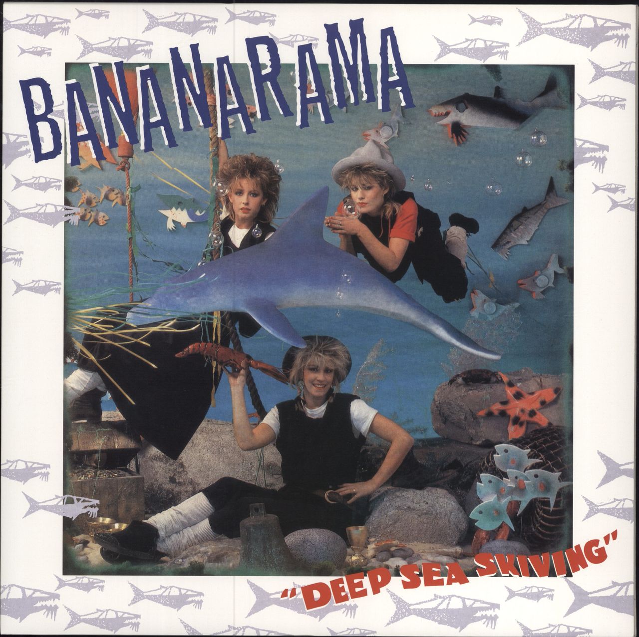 Bananarama Deep Sea Skiving - Blue Vinyl + CD UK vinyl LP album (LP record) LMS5521217