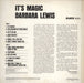 Barbara Lewis It's Magic UK vinyl LP album (LP record)