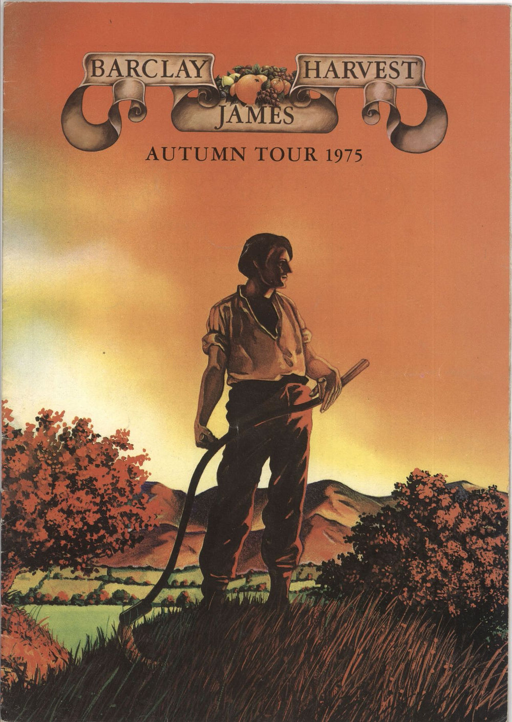 Barclay James Harvest Autumn Tour 1975 + Pair of Ticket Stubs UK tour programme PROGRAMME & TICKETS