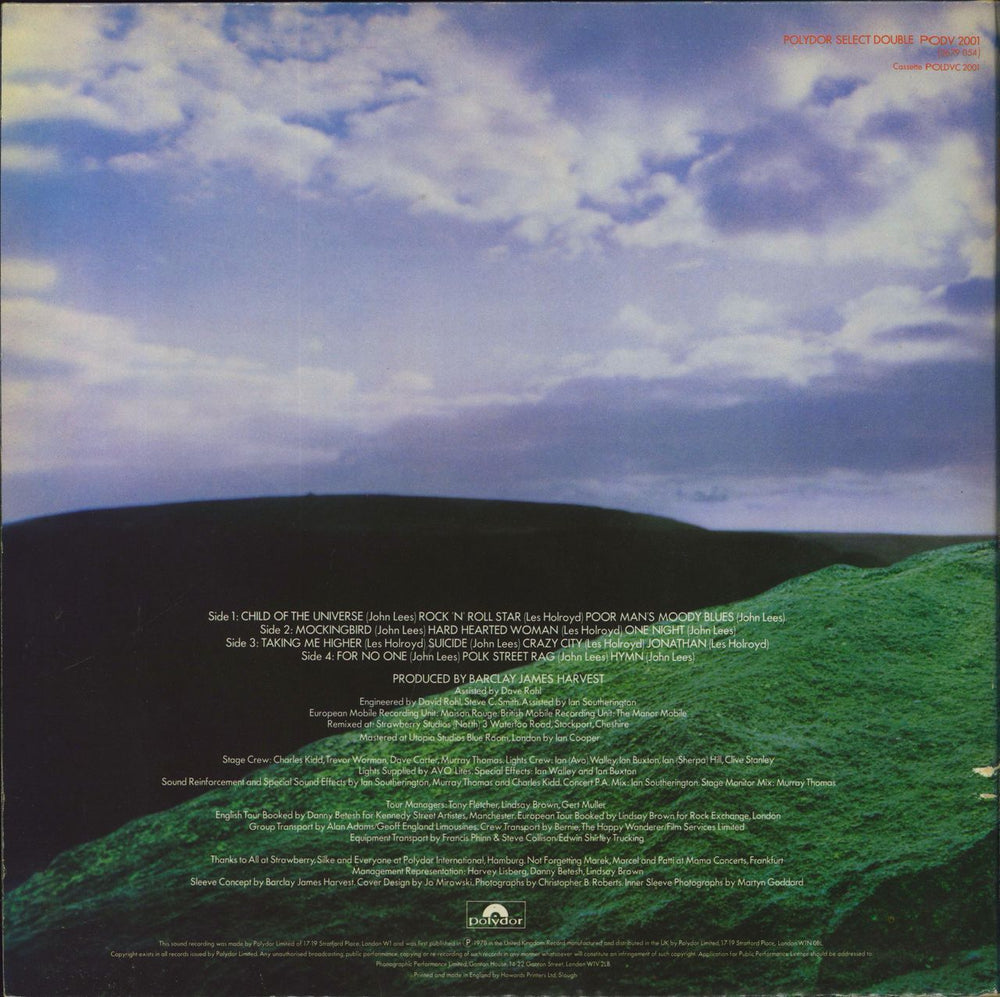 Barclay James Harvest Live Tapes + Programme UK 2-LP vinyl record set (Double LP Album)