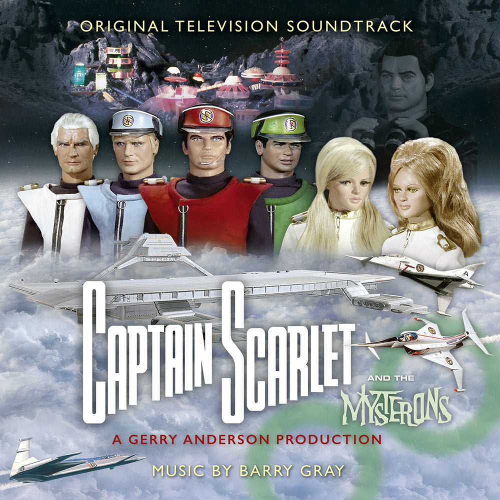 Barry Gray Captain Scarlet And The Mysterons - Translucent Red Vinyl UK 2-LP vinyl record set (Double LP Album) BZY2LCA780400